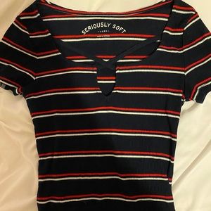 Aeropostale stripped blouse